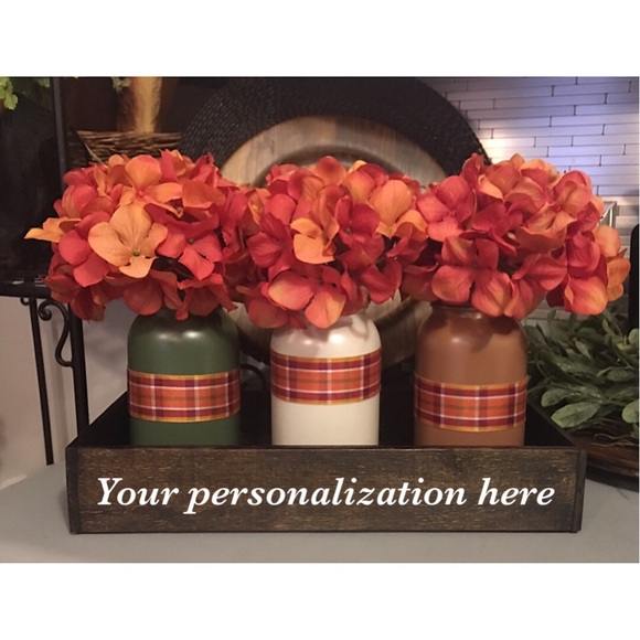 Other - 🟣SALE🦋🔥❤️Personalized Mason Jar Centerpiece